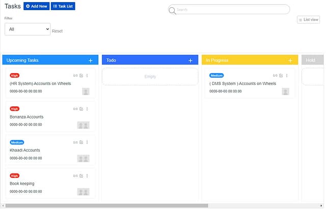 tasks